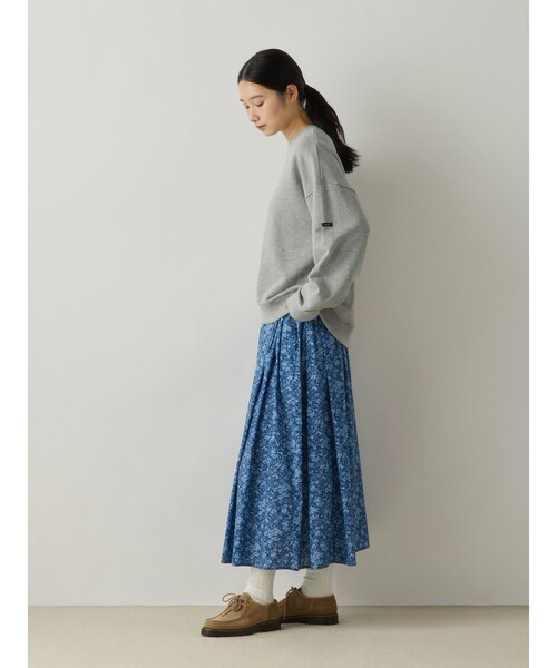 MidiUmi(ミディウミ)の「MidiUmi ワイドスウェットプルオーバー(Tシャツ/カットソー・レディース・ネイビー/ブラウン/グレー/キナリ/イエロー・FREE)」の16枚目の写真