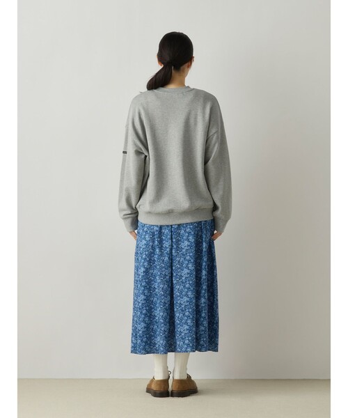 MidiUmi(ミディウミ)の「MidiUmi ワイドスウェットプルオーバー(Tシャツ/カットソー・レディース・ネイビー/ブラウン/グレー/キナリ/イエロー・FREE)」の17枚目の写真