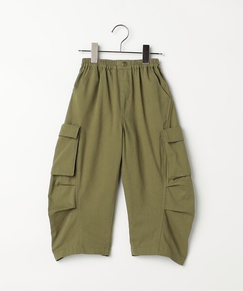 p.premier(ピードットプルミエ)の「ボリュームシルエットひざタックカーゴパンツ(カーゴパンツ・キッズ・ベージュ/オフホワイト/ブラック/カーキ・90/100/120/80/110/130/140)」の10枚目の写真