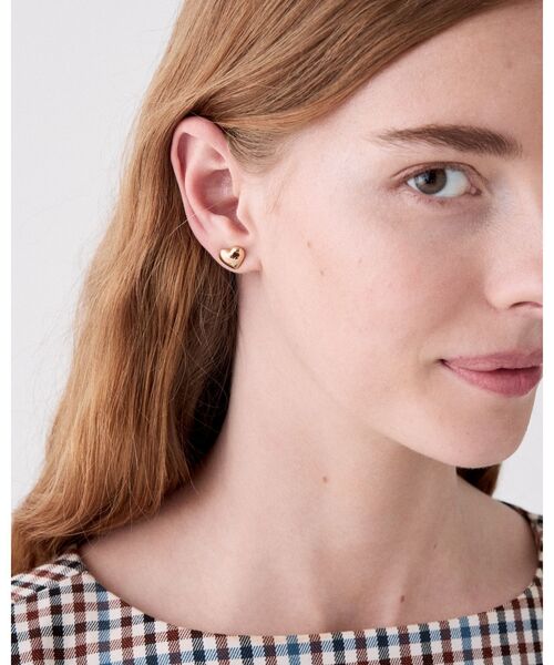 kate spade new york（ケイトスペード ニューヨーク）の「ハート アンド スペード ハート スペード ピアス（ピアス（両耳用）・レディース・イエロー・ONESIZE）」の2枚目の写真