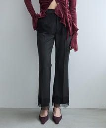 JOSE MOON | LACE TRIM PANTS/レーストリムパンツ(スラックス)