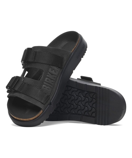 BIRKENSTOCK(ビルケンシュトック)の「【公式】ビルケンシュトック Shinjuku 2 Strap/シンジュク 2ストラップ ナチュラルレザー/テキスタイル(サンダル・レディース・ブラック・27cm【レギュラー幅】/26.5cm【レギュラー幅】/23cm【レギュラー幅】/22.5cm【レギュラー幅】/26cm【レギュラー幅】/25cm【レギュラー幅】/24.5cm【レギュラー幅】/24cm【レギュラー幅】)」の5枚目の写真