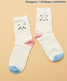 apres les cours（アプレレクール）の「【リンク】【アニメちいかわ】フェイスソックス(おとな)（ソックス/靴下）」