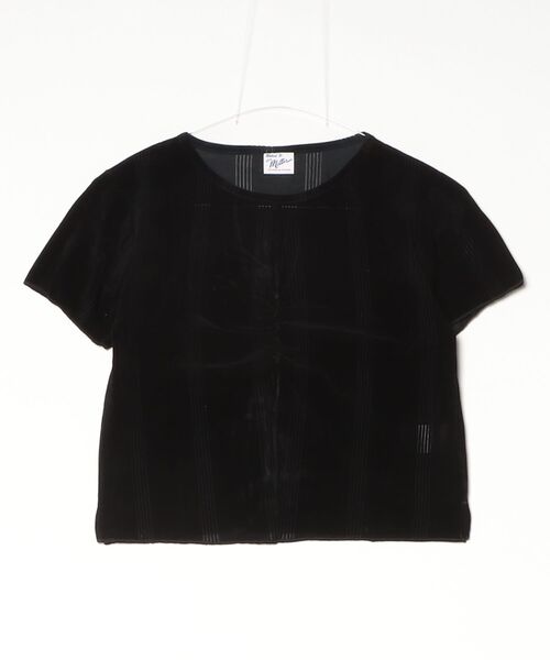 Robert P.Miller（ロバート ピー ミラー）の「Robert P. Miller/別注 フロッキーメッシュT（Tシャツ/カットソー・レディース・ベージュ/ブラック/ボルドー・FREE）」の2枚目の写真
