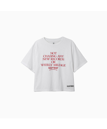 MNS x American apparel Not Chasing Crop T-Shirts_White