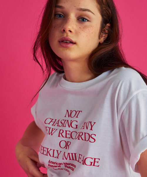 MENASOO(ミナス)の「MNS x American apparel Not Chasing Crop T-Shirts_White(Tシャツ/カットソー・レディース・ホワイト・MEDIUM/SMALL)」の14枚目の写真