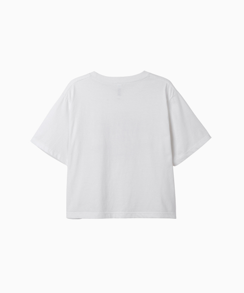 MENASOO(ミナス)の「MNS x American apparel Not Chasing Crop T-Shirts_White(Tシャツ/カットソー・レディース・ホワイト・MEDIUM/SMALL)」の16枚目の写真