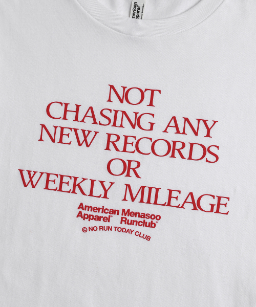 MENASOO(ミナス)の「MNS x American apparel Not Chasing Crop T-Shirts_White(Tシャツ/カットソー・レディース・ホワイト・MEDIUM/SMALL)」の18枚目の写真