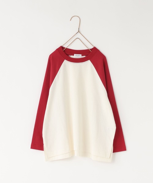 LOWRYS FARM(ローリーズファーム)の「【Smart Price】ラグランTLS 1048859(Tシャツ/カットソー・キッズ・ホワイト×レッド/ブラック×グレー/ホワイト×ブラック/ピンク系その他2・150cm/110cm/130cm/FREE)」の2枚目の写真