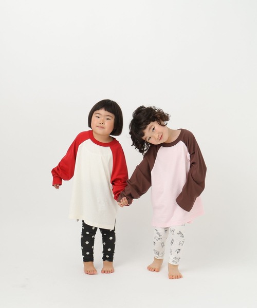 LOWRYS FARM(ローリーズファーム)の「【Smart Price】ラグランTLS 1048859(Tシャツ/カットソー・キッズ・ホワイト×レッド/ブラック×グレー/ホワイト×ブラック/ピンク系その他2・150cm/110cm/130cm/FREE)」の10枚目の写真