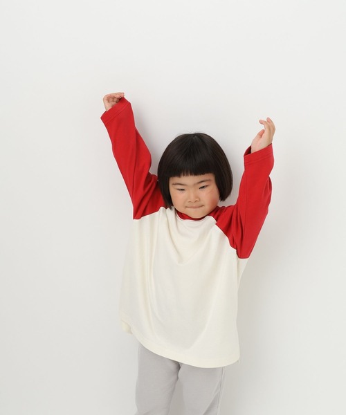 LOWRYS FARM(ローリーズファーム)の「【Smart Price】ラグランTLS 1048859(Tシャツ/カットソー・キッズ・ホワイト×レッド/ブラック×グレー/ホワイト×ブラック/ピンク系その他2・150cm/110cm/130cm/FREE)」の16枚目の写真