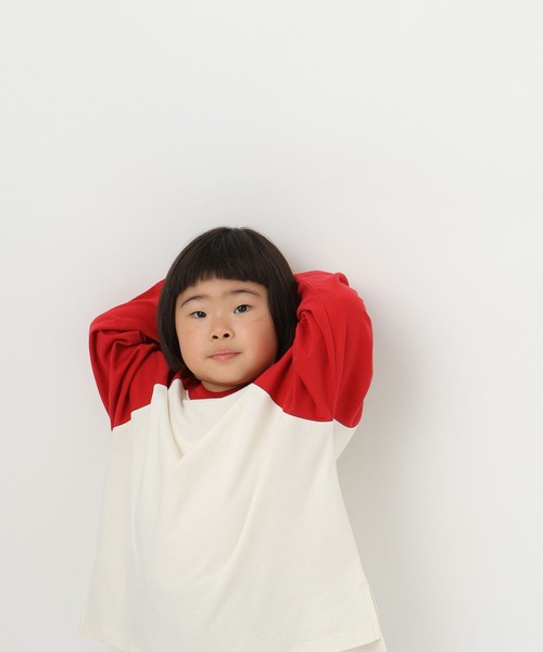 LOWRYS FARM(ローリーズファーム)の「【Smart Price】ラグランTLS 1048859(Tシャツ/カットソー・キッズ・ホワイト×レッド/ブラック×グレー/ホワイト×ブラック/ピンク系その他2・150cm/110cm/130cm/FREE)」の17枚目の写真