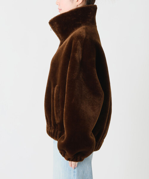 plage(プラージュ)の「Vegancode / ヴィ―ガンコード 別注 ECOFUR BOMBER ジャケット(その他アウター・レディース・ナチュラル/ブラウン・FREE)」の21枚目の写真