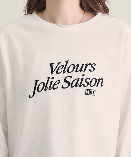 DISCOAT（ディスコート）の「フロッキーロゴアソートロングスリーブTシャツ（Tシャツ/カットソー・レディース・オフホワイト/チャコールグレー/ホワイト・FREE/SMALL）」の19枚目の写真