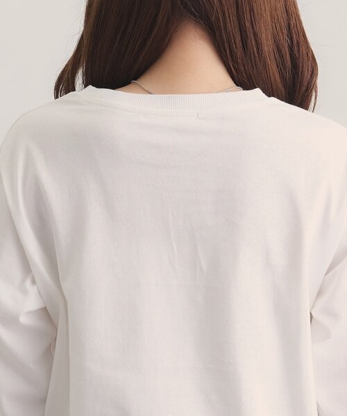 DISCOAT（ディスコート）の「フロッキーロゴアソートロングスリーブTシャツ（Tシャツ/カットソー・レディース・オフホワイト/チャコールグレー/ホワイト・FREE/SMALL）」の11枚目の写真