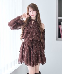 Sheer gather off shoulder tops（その他トップス）｜Rose Muse（ロゼ