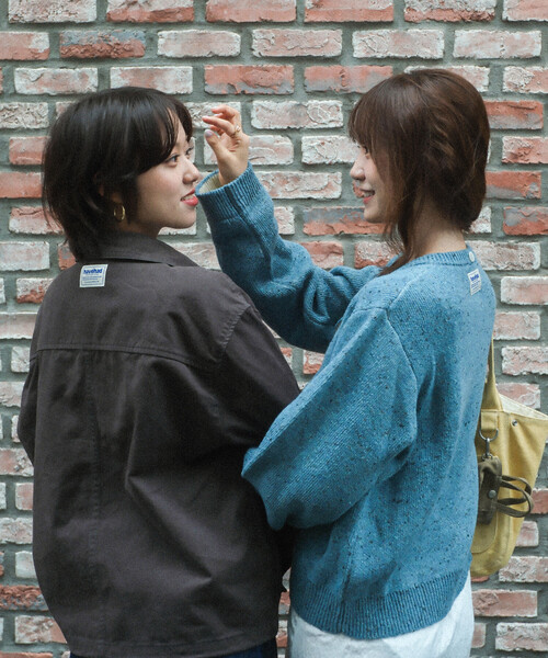 FREAK'S STORE(フリークスストア)の「havehad × FREAK'S STORE/ハブヘッド ミリタリー ジャケット(ミリタリージャケット・レディース・ブラウン/チャコールグレー・フリ-)」の15枚目の写真