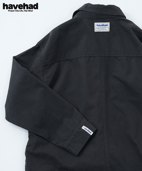 FREAK'S STORE(フリークスストア)の「havehad × FREAK'S STORE/ハブヘッド ミリタリー ジャケット(ミリタリージャケット・レディース・ブラウン/チャコールグレー・フリ-)」の3枚目の写真