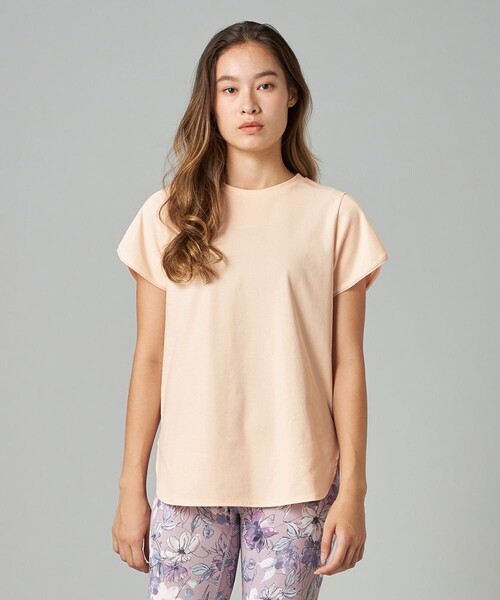 Chacott(チャコット)の「HandsomeCotton チューリップTシャツ(その他トップス・レディース・ピンク系その他/ホワイト/ブラック・L/M)」の3枚目の写真