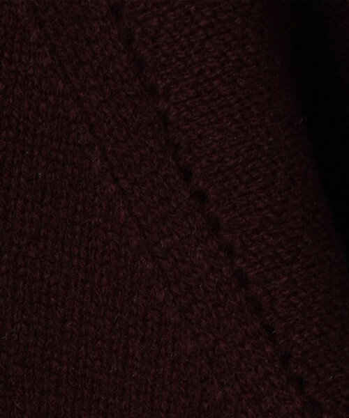 MACPHEE(マカフィー)の「【WEB先行予約】ラムカシミヤ Vネックプルオーバー(ニット/セーター・レディース・ダークブラウン/チャコールグレー/ライトパープル/ライトベージュ・S)」の13枚目の写真