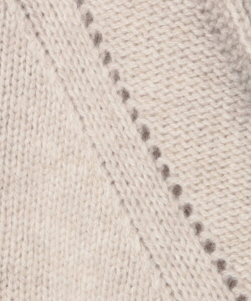 MACPHEE(マカフィー)の「【WEB先行予約】ラムカシミヤ Vネックプルオーバー(ニット/セーター・レディース・ダークブラウン/チャコールグレー/ライトパープル/ライトベージュ・S)」の15枚目の写真