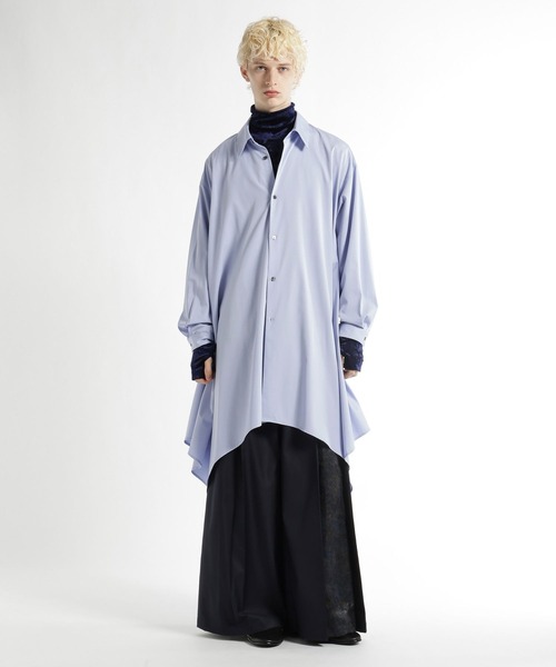 HARE(ハレ)の「【SET UP対応】アシメジャガードワイドパンツ(HARE)(スラックス・メンズ・ブラック/ブルー・FREE)」の11枚目の写真