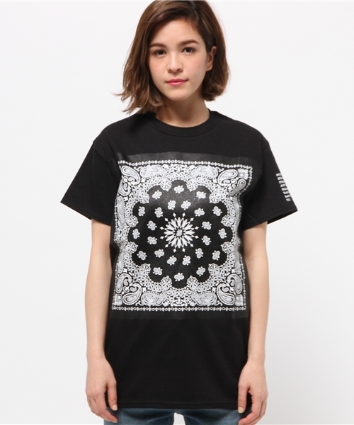 Re Youth（リユース）の「GD Tシャツ ”BANDANA”（Tシャツ/カットソー・レディース・ブラック・SMALL）」の2枚目の写真
