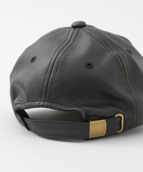 SENSE OF PLACE by URBAN RESEARCH（センスオブプレイスバイアーバンリサーチ）の「フェイクレザー6パネルCAP（キャップ・メンズ・ブラック・FREE）」の3枚目の写真