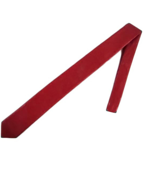 8(eight)(エイト)の「PUレザースリムタイ(ネクタイ・メンズ・レッド/ホワイト/シルバー/ゴールド系その他/ゴールド/ブラック/ワイン・FREE)」の3枚目の写真