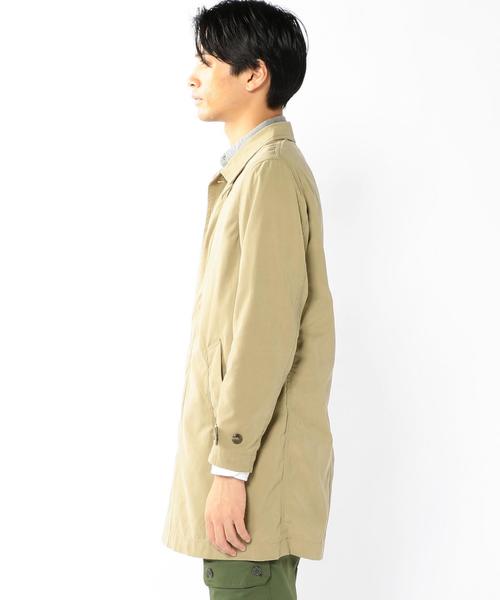 coen（コーエン）の「ポリツイル起毛ステンカラーコート（ステンカラーコート・メンズ・ベージュ/ネイビー・MEDIUM/SMALL/LARGE/X-LARGE）」の4枚目の写真