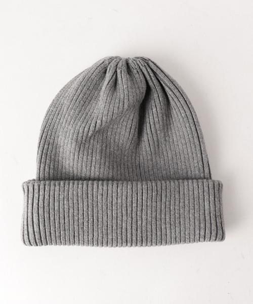 BEAUTY&YOUTH UNITED ARROWS（ビューティーアンドユースユナイテッドアローズ）の「BY ダブルリブ  ワッチキャップ ◆（ニットキャップ/ビーニー・メンズ・ホワイト/ブラック/ライトグレー/ライム/ライラック・FREE）」の6枚目の写真