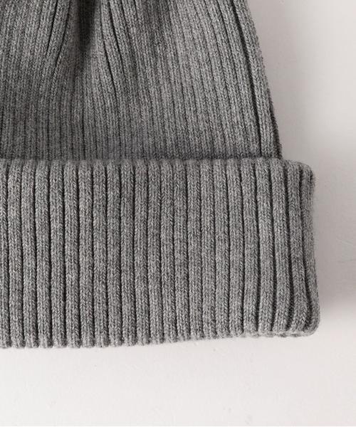 BEAUTY&YOUTH UNITED ARROWS（ビューティーアンドユースユナイテッドアローズ）の「BY ダブルリブ  ワッチキャップ ◆（ニットキャップ/ビーニー・メンズ・ホワイト/ブラック/ライトグレー/ライム/ライラック・FREE）」の7枚目の写真