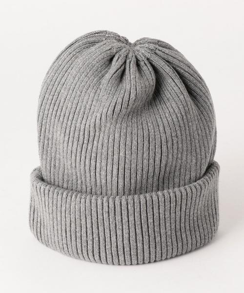 BEAUTY&YOUTH UNITED ARROWS（ビューティーアンドユースユナイテッドアローズ）の「BY ダブルリブ  ワッチキャップ ◆（ニットキャップ/ビーニー・メンズ・ホワイト/ブラック/ライトグレー/ライム/ライラック・FREE）」の8枚目の写真