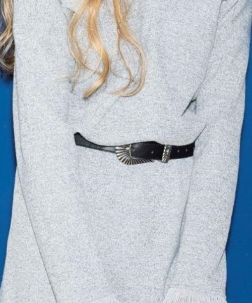 EGOIST（エゴイスト）の「アンティークバックルベルト（ベルト・レディース・ブラック/キャメル・FREE）」の3枚目の写真