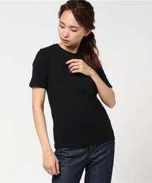 THE SUIT COMPANY | 【destyle】コットンモダール ワイドリブクルーネック半袖カットソー(Tシャツ/カットソー)