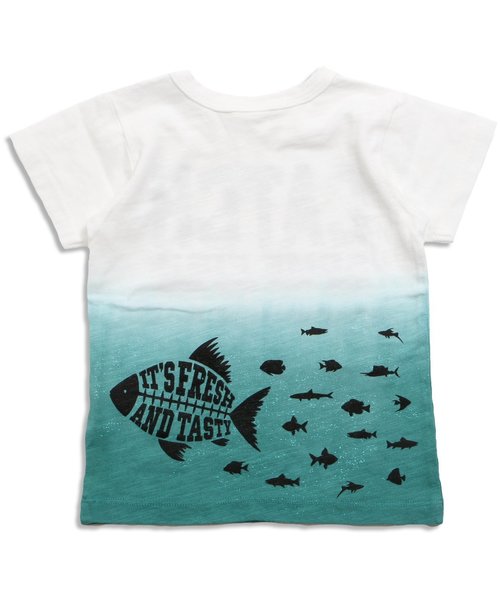 BREEZE(ブリーズ)の「ネット限定オーシャンプリントTシャツ(Tシャツ/カットソー・キッズ・イエロー/グリーン/ブルー・100/110/130/120/140/80/90/95)」の10枚目の写真