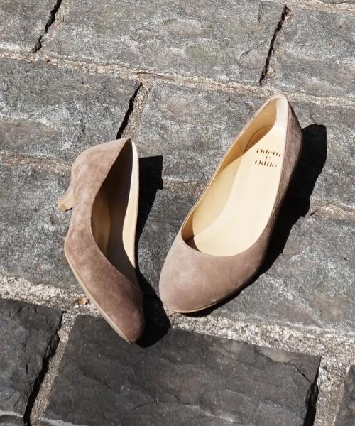 ODETTE E ODILE（オデットエオディール）の「O ラウンド パンプス35○↓↑（パンプス・レディース・ネイビー/モカ/ブラック・24cm/24.5cm/22.5cm/21.5㎝/23.5cm/23cm/22cm/25cm）」の14枚目の写真