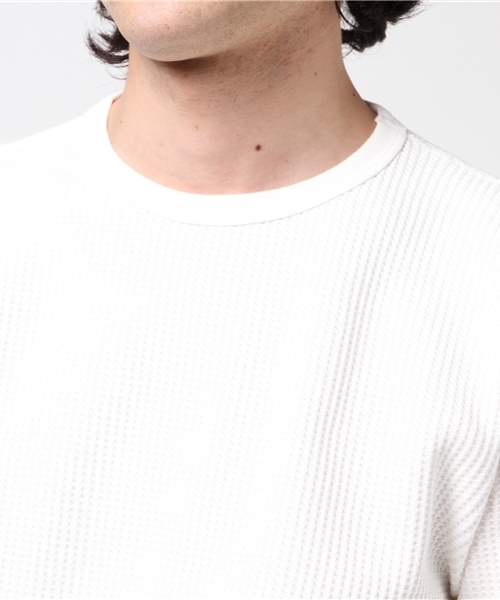 United Athle（ユナイテッドアスレ）の「【UNITED ATHLE】10.3ozヘビーワッフルロングスリーブTシャツ（Tシャツ/カットソー・メンズ・ホワイト/グレー/ブラック・SMALL/MEDIUM/LARGE）」の6枚目の写真