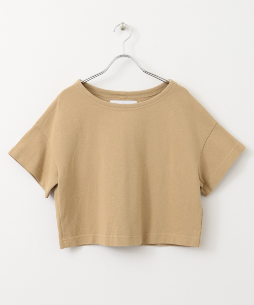 URBAN RESEARCH(アーバンリサーチ)の「UR ゴツゴツ鹿の子トップス(Tシャツ/カットソー・レディース・ブラウン系その他/カーキ/オフホワイト・38)」の1枚目の写真