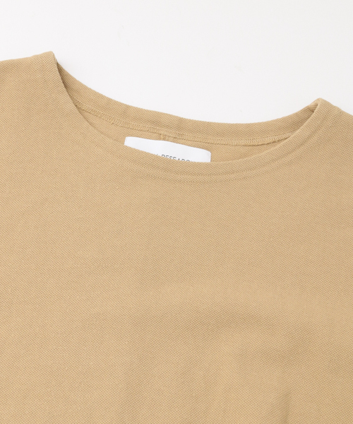 URBAN RESEARCH(アーバンリサーチ)の「UR ゴツゴツ鹿の子トップス(Tシャツ/カットソー・レディース・ブラウン系その他/カーキ/オフホワイト・38)」の4枚目の写真