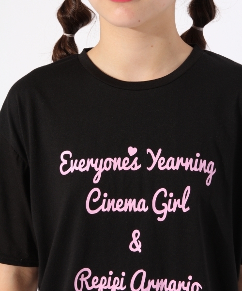 repipi armario（レピピ アルマリオ）の「☆nicola×KAYA×repipi☆レースアップTシャツ（Tシャツ/カットソー・キッズ・レッド/ホワイト/イエロー/ブラック・X-SMALL/LARGE/SMALL/MEDIUM）」の11枚目の写真