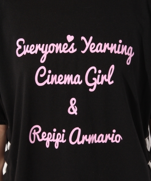 repipi armario（レピピ アルマリオ）の「☆nicola×KAYA×repipi☆レースアップTシャツ（Tシャツ/カットソー・キッズ・レッド/ホワイト/イエロー/ブラック・X-SMALL/LARGE/SMALL/MEDIUM）」の15枚目の写真