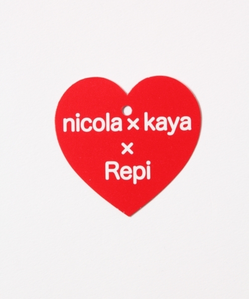 repipi armario（レピピ アルマリオ）の「☆nicola×KAYA×repipi☆レースアップTシャツ（Tシャツ/カットソー・キッズ・レッド/ホワイト/イエロー/ブラック・X-SMALL/LARGE/SMALL/MEDIUM）」の16枚目の写真
