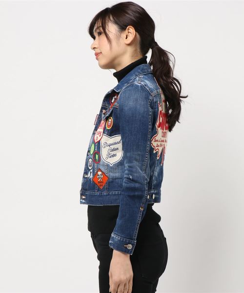 DSQUARED2（ディースクエアード）の「Denim jacket with patches /0181
