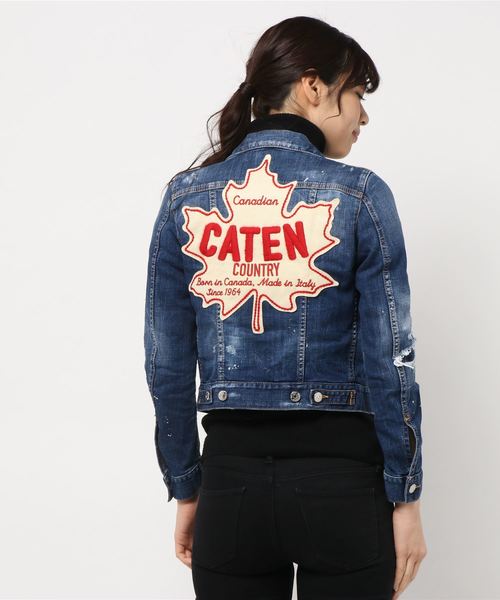 DSQUARED2（ディースクエアード）の「Denim jacket with patches /0181