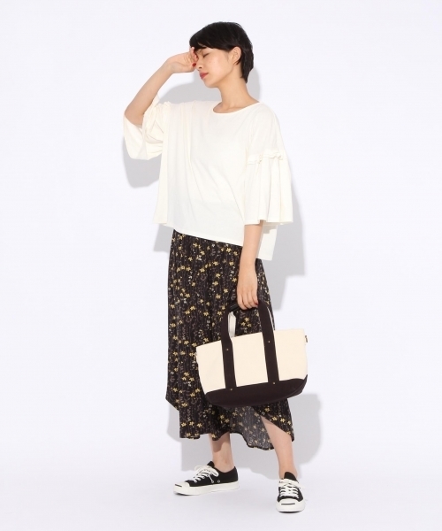 niko and...(ニコアンド)の「ラウンドヘムフレアースカート(スカート・レディース・パープル/レッド/イエロー・3/4)」の15枚目の写真