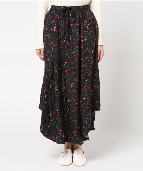 niko and...(ニコアンド)の「ラウンドヘムフレアースカート(スカート・レディース・パープル/レッド/イエロー・3/4)」の11枚目の写真