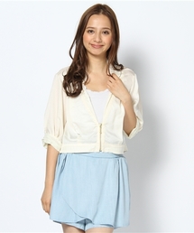 Language | ラインスタージョーゼットジャケット(ノーカラージャケット)