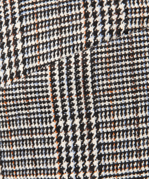 RAY CASSIN（レイカズン）の「グレンチェック・無地タイトジャンスカ（ジャンパースカート・レディース・ブラック/A・FREE）」の5枚目の写真