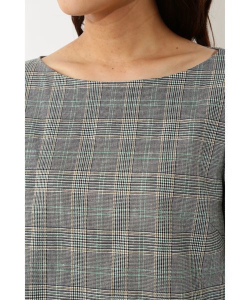 22 OCTOBRE（ヴァンドゥ－オクトーブル）の「リネン調リネーラーブラウス（シャツ/ブラウス・レディース・グレイッシュベージュ・38/40）」の12枚目の写真